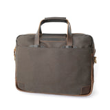 Adventure Series Explorer Canvas & Leather Briefcase