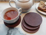 Round Leather Coasters